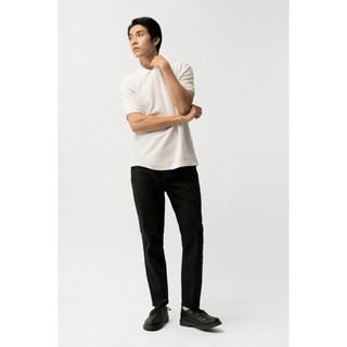 Quần jean đen trơn form Slim Crop (chiều dài đến mắt cá chân) - 10S25DPA108C