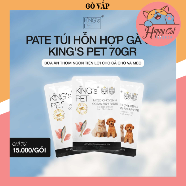 Pate King's Pet Gói 70g tiện lợi - Pate Dinh Dưỡng Cho Mèo | Shopee ...