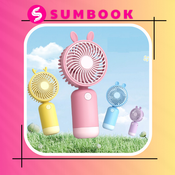 Quạt Cầm Tay Tai Thú Mini Nhiều Màu Tặng Kèm Sticker | Shopee Việt Nam
