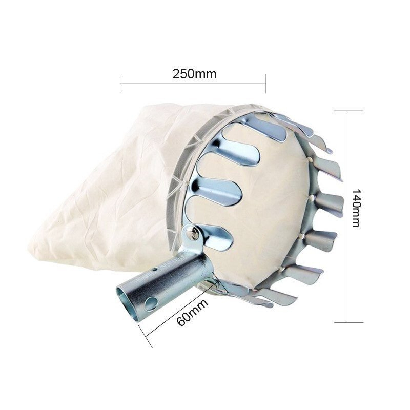 Bộ phụ kiện 5 món(Chưa kèm gậy) gồm vợt hái trái cây, cưa , liềm ,1 móc phơi , chổi quét mạng nhện