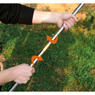 Gậy Hái Trái Cây Inox Siêu Chắc 3–8m – Sào Hái Quả Kèm Vợt Túi Vải 16cm, Dụng Cụ Làm Vườn Đa Năng