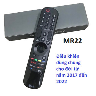 Điều khiển tivi LG giọng nói MR22, Remote TV LG có chuột bay và giọng nói MR22GN