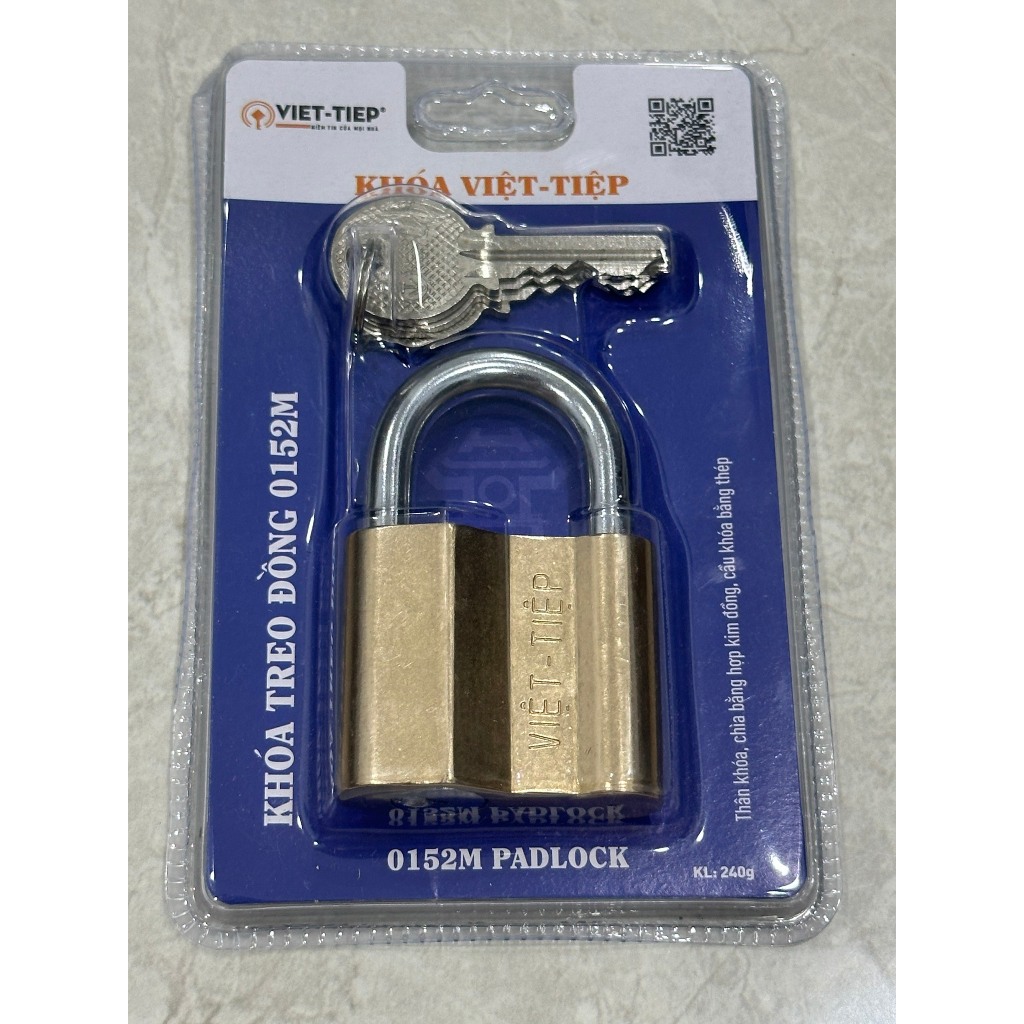 Ổ khoá xoay đồng Việt Tiệp đồng thau 4 phân 5 phân 6 phân