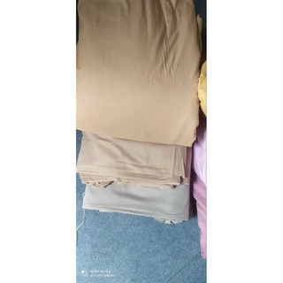 Vải thô lụa khổ 2m5 một màu thành phần 100% cotton
