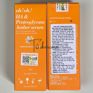 Tinh Chất Dưỡng Ẩm Chuyên Sâu, Phục Hồi & Trẻ Hóa Da oh!oh! HA & Proteoglycans Amber Serum 30ml