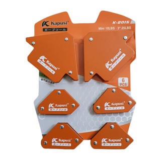 Bộ 6 ke góc nam châm KAPUSI K-2015 nam châm vĩnh cửu