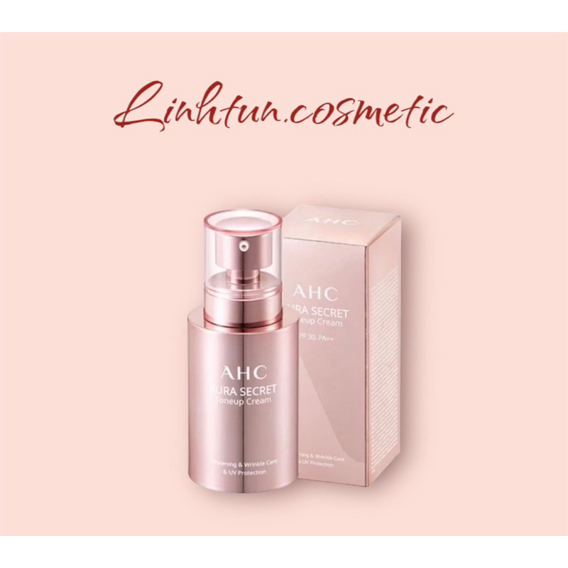 Kem dưỡng nâng tone AHC Aura Secret Tone Up Cream SPF30/PA+++ | Shopee ...