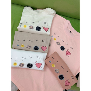 Áo thun Baby tee in hình Tiểu hành tinh dễ thương 100% Cotton 2c