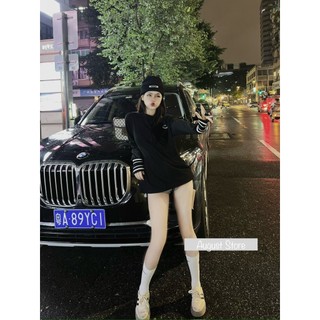 Áo Thun Dài Tay Mặt Cười Họa Tiết Trơn Phong Cách Trẻ Trung Cao Cấp Freesize