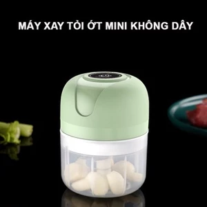 Máy Xay Tỏi Ớt Cầm Tay 250ml Siêu Tiện Lợi cho bếp gia đình