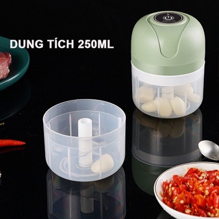 [Hàng Cao Cấp ] Máy Xay Tỏi Ớt Cầm Tay 250ml Siêu Tiện Lợi cho bếp gia đình