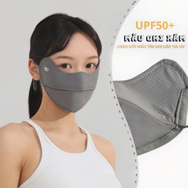 Khẩu trang vải chống tí uv, chống nắng cao cấp siêu bền mẫu mới