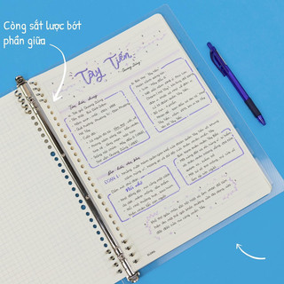 KLONG - Bìa File kẹp còng sắt A4 8 - 30 chấu; MS: 539 🌸 hai phiên bản
