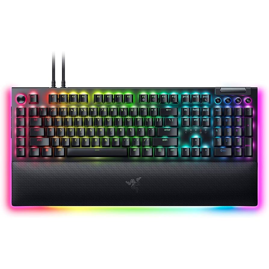 Bàn phím cơ Razer BlackWidow V4 Pro RGB Razer Switch Green , new 100% , giá rẻ nhất shoppe