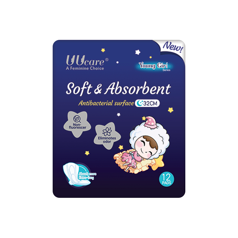 Ảnh Băng vệ sinh UUcare Singapore Young Girl ban đêm 32cm 4