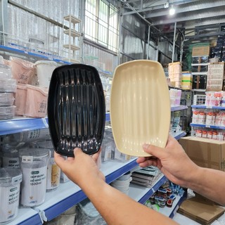 Đĩa phíp thuyền nhựa Việt Nhật hình chữ nhật đựng cá, thức ăn, bánh kẹo ms: 1283, 1284, 1285