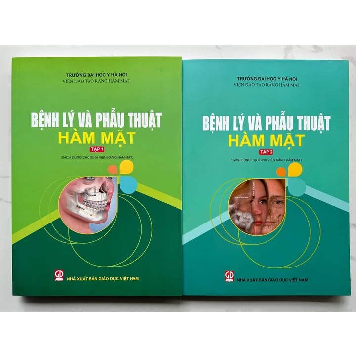 Sách - Bệnh lý và phẫu thuật hàm mặt tập 1+2 ( Sách dùng cho sinh viên răng hàm mặt )