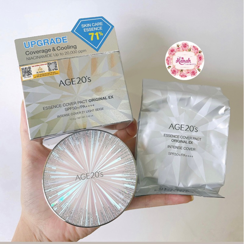 [AGE 20’s] New Original Star Edition Essence Cover Pact #Champagne Gold Case main image 0