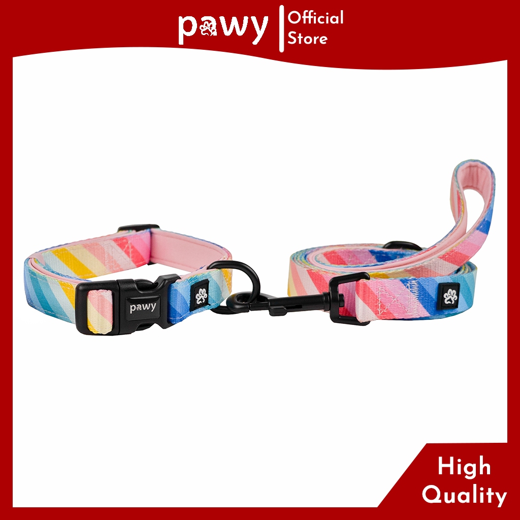 Ảnh Vòng Cổ Cho Chó Pawy - Sunset Rainbow - Dog Collar - Vòng Cổ Cho Mèo 1