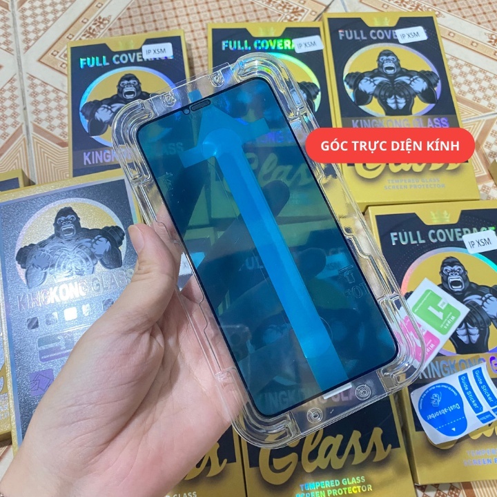 Kính cường lực Baiko KINGKONG chống nhìn trộm có khung tự dán cho ip 6p/7P/8P/X/Xsmax/11/11promax/...13promax