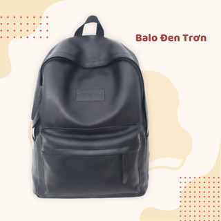 Balo nam đi học balo da pu trơn có ngăn bí mật chống sốc laptop 17 inch thời trang BL23