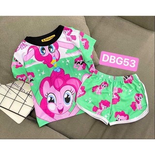 Sét đùi bé gái thun lạnh 3D cực dễ thương, đồ bộ cho bé từ 1 đến 8 tuổi