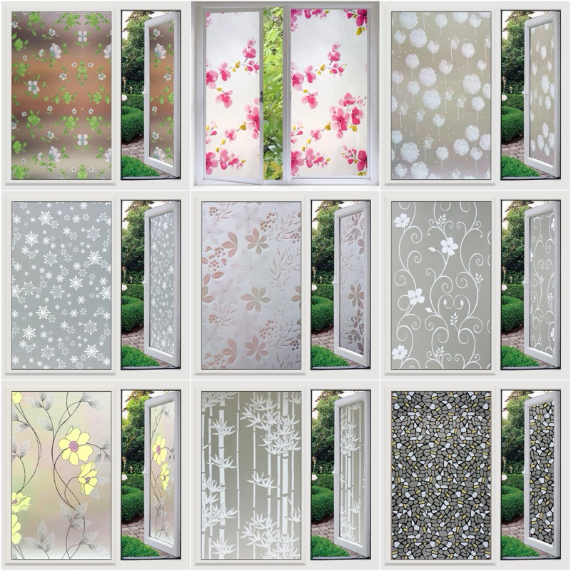 ( xả rẻ)5m decal kính khổ 60cm. Nhiều Mẫu, nhiều màu. | Shopee Việt Nam