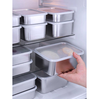Hộp đựng đồ ăn mini Chubby Chef - Hộp inox có nắp 600ml bảo quản thực phẩm dùng được lò vi sóng, bếp từ hộp cơm trưa