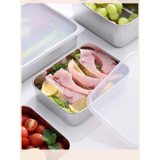 Hộp đựng đồ ăn mini Chubby Chef - Hộp inox có nắp 600ml bảo quản thực phẩm dùng được lò vi sóng, bếp từ hộp cơm trưa