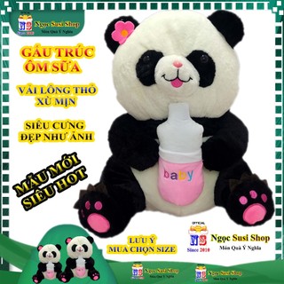 THÚ NHỒI BÔNG GẤU TRÚC ÔM BÌNH SỮA SIÊU TO KHỔNG LỒ ÔM NGỦ - gấu bông đồ chơi doll toy HÀNG HOT NGỌC SUSI