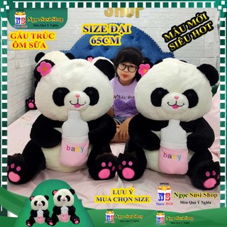 THÚ NHỒI BÔNG GẤU TRÚC ÔM BÌNH SỮA SIÊU TO KHỔNG LỒ ÔM NGỦ - gấu bông đồ chơi doll toy HÀNG HOT NGỌC SUSI
