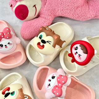 Dép sục cross MELITTDEER chính hãng chất liệu nhựa EVA nhiều màu sticker 3D đáng yêu cho bé ( A04 )