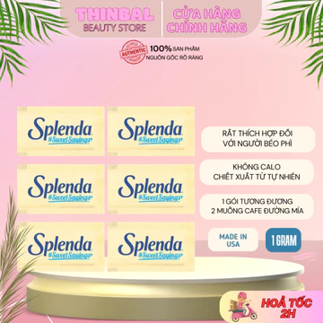 (Tách Lẻ ) 100 Gói Đường Ăn Kiêng Splenda Của Mỹ Ko Chứa Calories Dùng Cho Người Ăn Kiêng, Tiểu Đường, DAS...