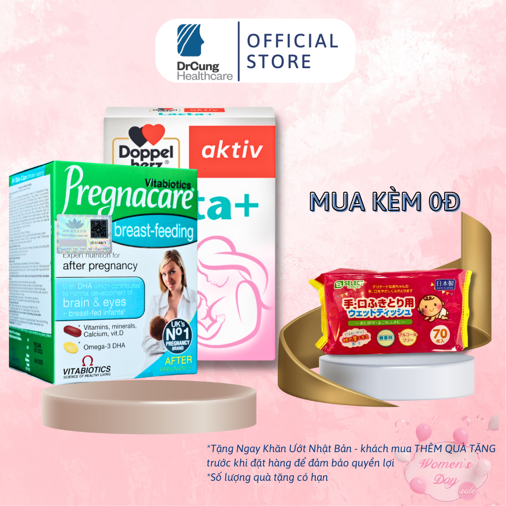 Bác Sĩ Cung Bộ Đôi Lợi Sữa Lacta+ Vitamin Tổng Hợp Cho Mẹ Sau Sinh ...