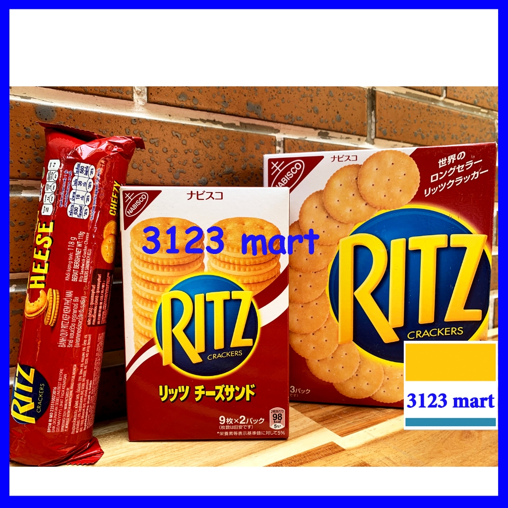 (hsd 11,12/2025) Bánh quy Ritz mặn kẹp kem phô mai 106g, 247g, cây 118g ...