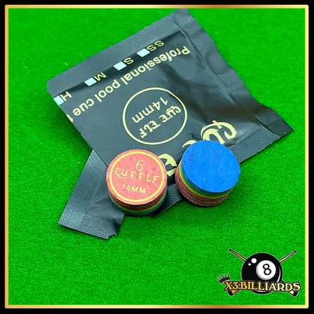 Đầu Tẩy Bi A CUEELF 14mm Cho Pool, Lỗ, 3C, Lip, Libre Đầu Cơ Bida Cao Cấp Hàng Chính Hãng