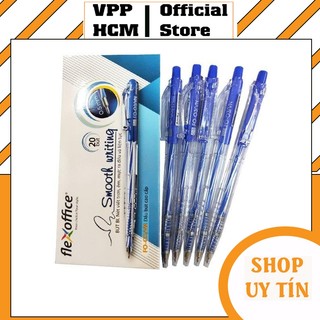 [Combo 5 cây] Bút Bi Flexoffice FO-03/VN màu xanh