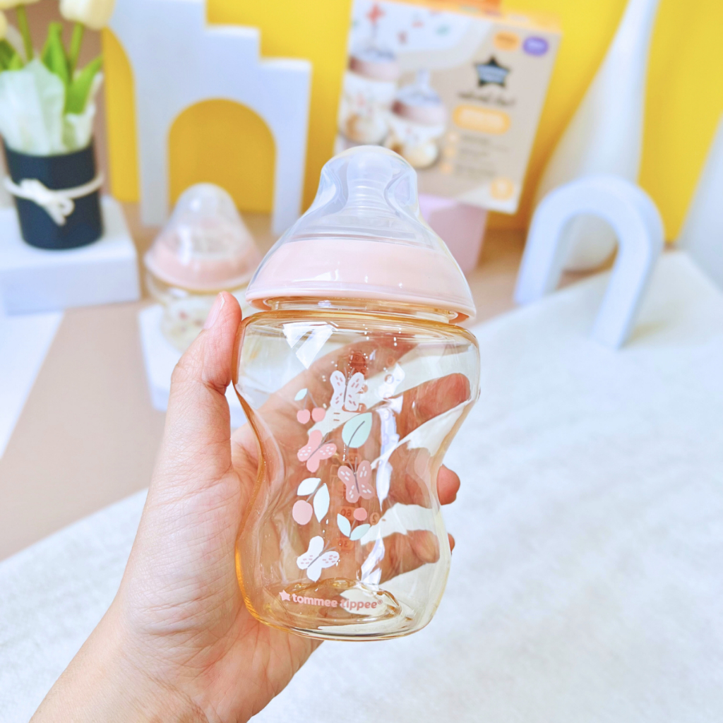 Ảnh Bình Sữa PPSU Ty Siêu Mềm Tự Nhiên Tommee Tippee Natural Start, Hồng (Bộ 1 Bình 260ml và 1 Bình 150ml) 4