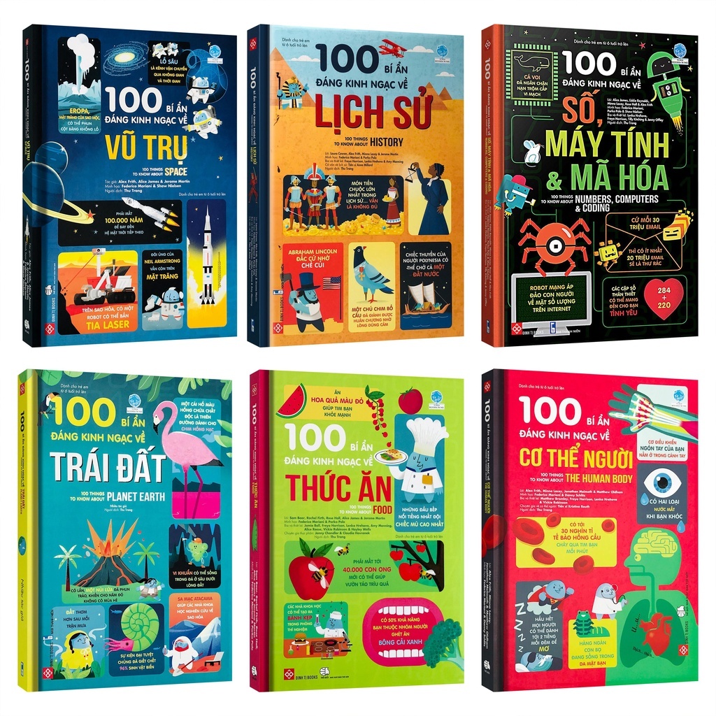 Sách 100 Bí ẩn đáng Kinh Ngạc Về Trái đất Vũ Trụ đại Dương Lịch Sử 