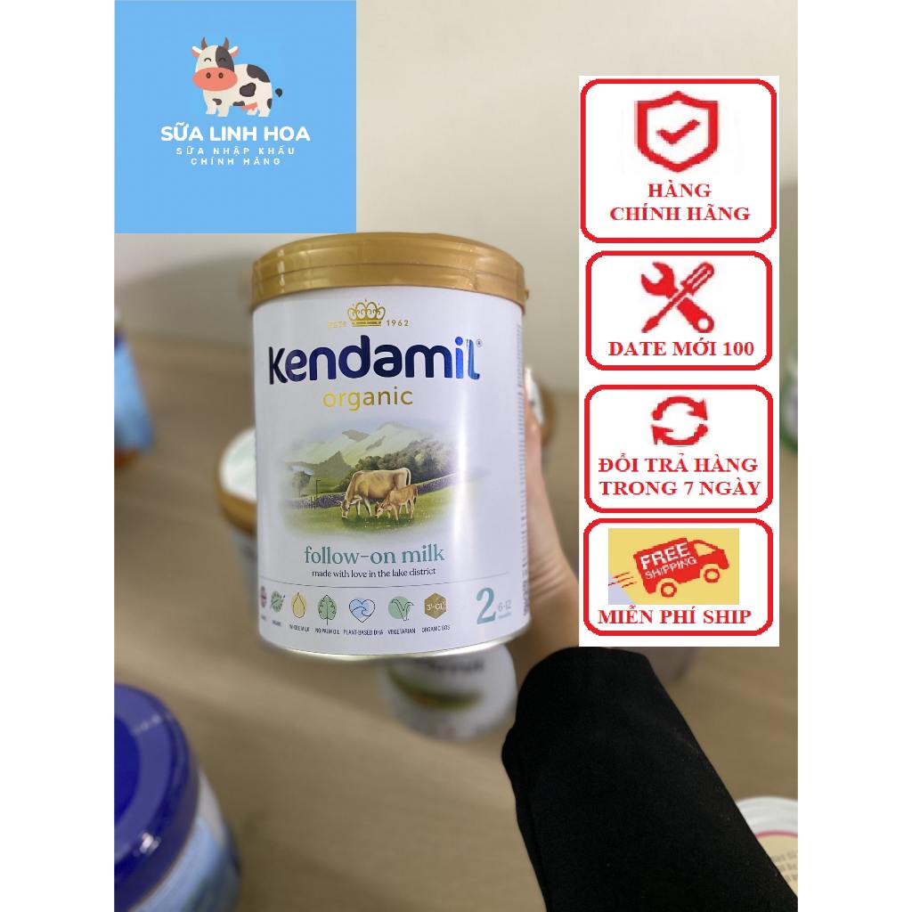 [Date 2025] Sữa Kendamil Organic số 2 nhập khẩu Anh chính hãng có tem phụ 800g Shopee Việt Nam