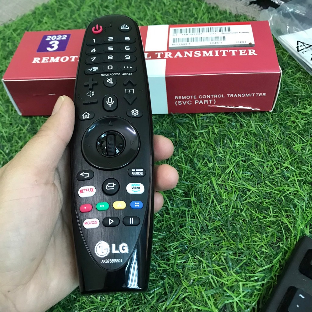 Điều khiển tivi LG giọng nói MR20GA, Remote TV LG có chuột bay và giọng nói made in indonesia - Tặng kèm pin !