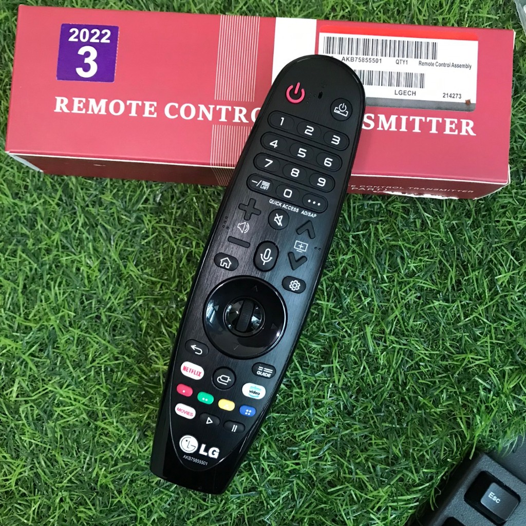 Điều khiển tivi LG giọng nói MR20GA, Remote TV LG có chuột bay và giọng nói made in indonesia - Tặng kèm pin !