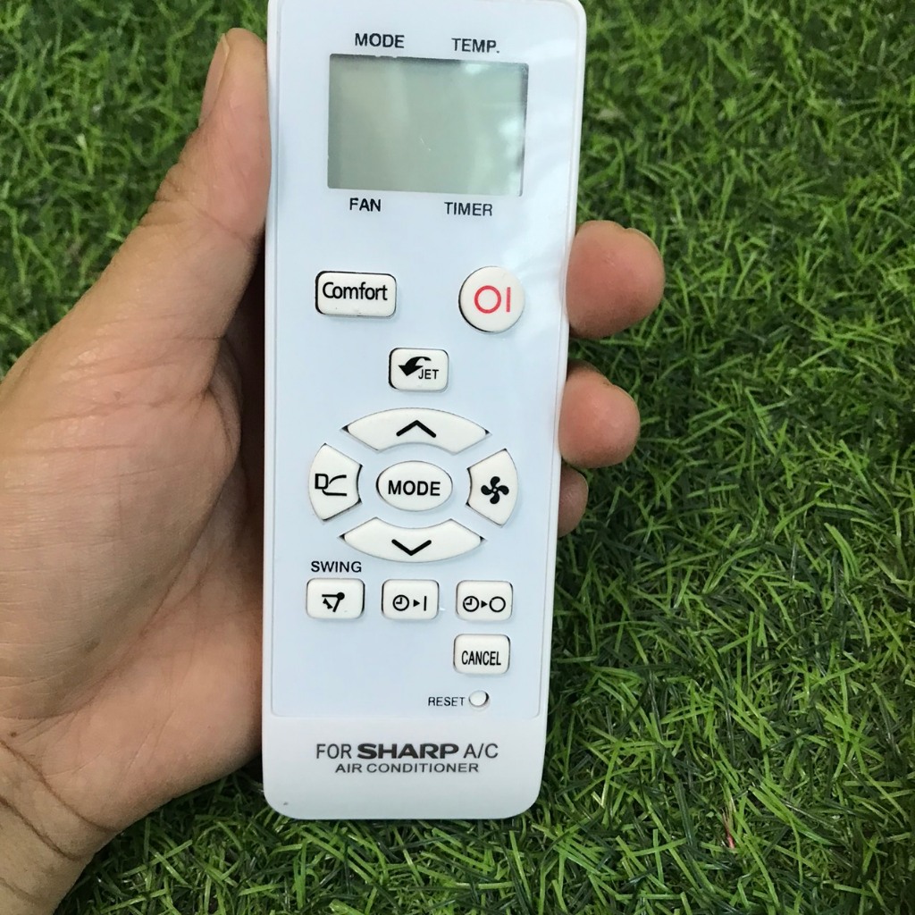 Điều khiển điều hòa sharp ECO, Remote máy lạnh sharp hàng đẹp - Tặng kèm pin !