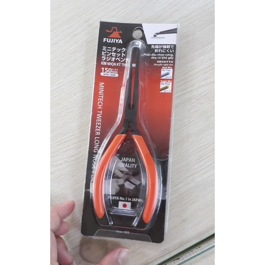 Kìm nhọn kỹ thuật mini Fujiya ATR-150S 6''(150mm)
