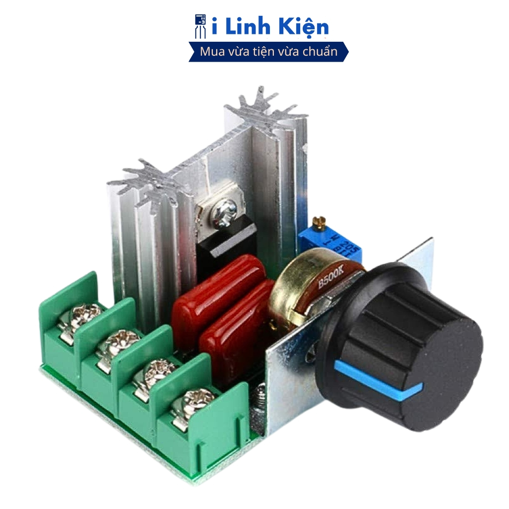 Mạch dimmer công suất 4000W và 2000W 220V dùng để điều chỉnh tốc độ động cơ, điều chỉnh độ sáng đèn chính hãng ilinhkien