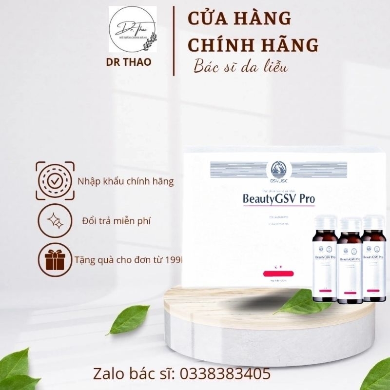 [ Hộp 10 lọ ] Collagen dạng nước Beauty gsv pro - collagen dễ hấp thu ...