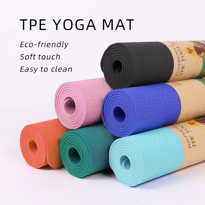 THẢM TẬP YOGA , THẢM TẬP GYM, THẢM NẰM NGỦ TPE CAO CẤP 2 LỚP 6MM ...