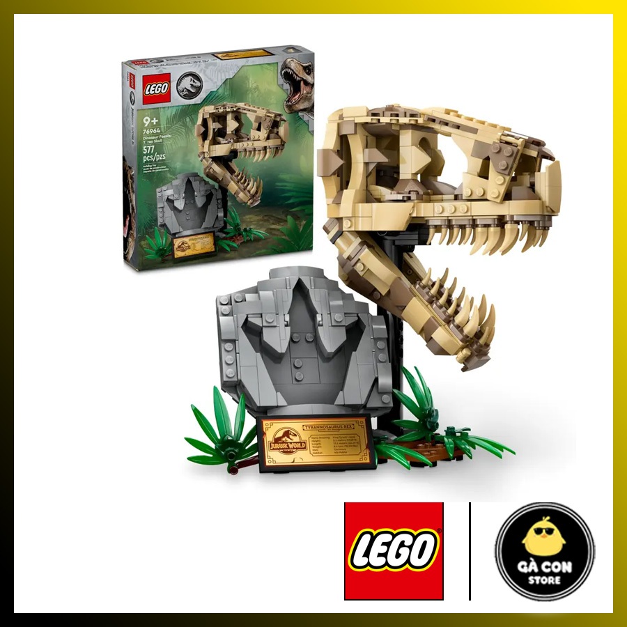 LEGO Jurassic World 76964 Dinosaur Fossils: Skull Bộ khảo