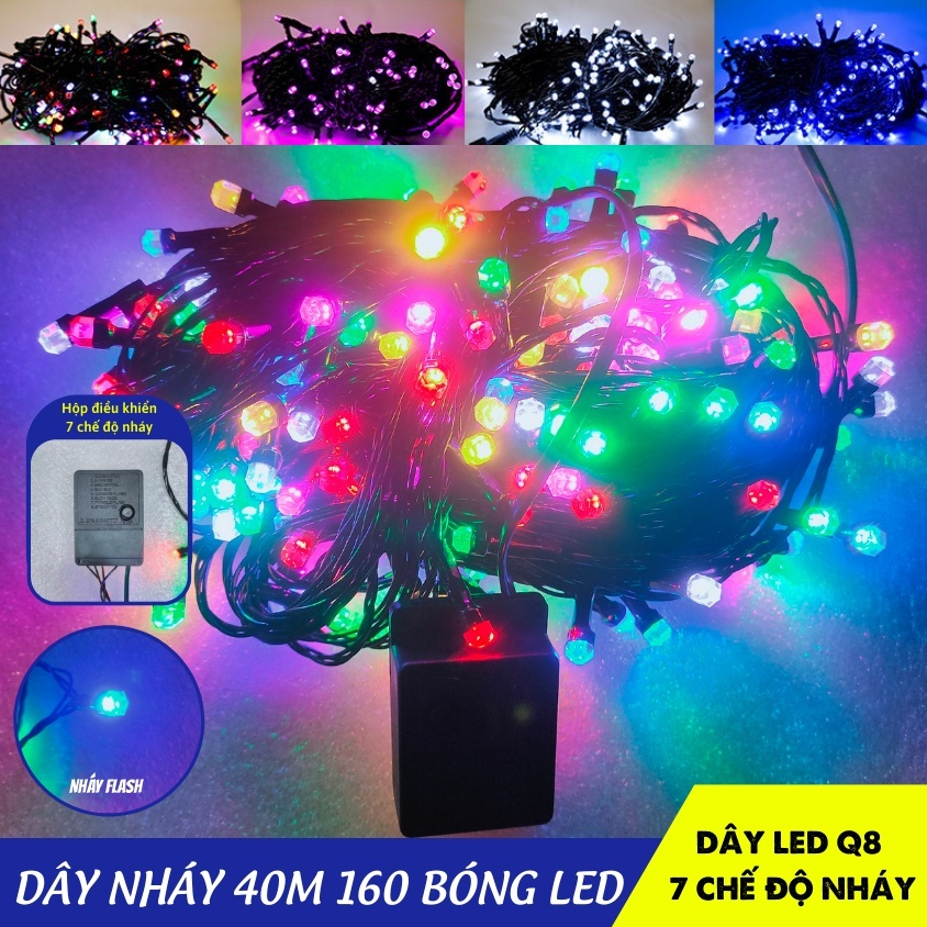 Đèn nháy Led KIM CƯƠNG DÂY ĐÈN NHÁY DÀI 40M CÔNG NGHỆ LED ( SIÊU GIÁ RẺ ...