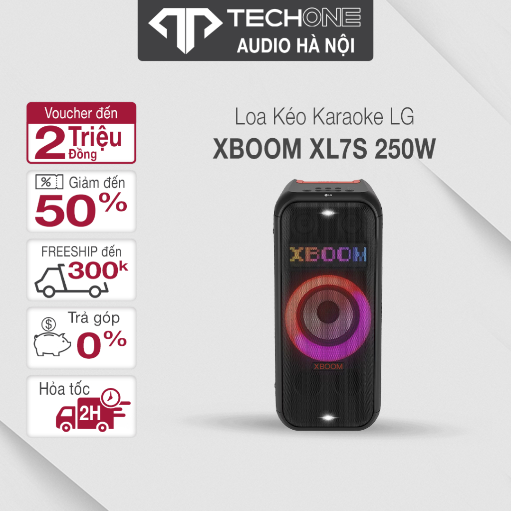 Loa kéo karaoke LG Xboom XL7S 250W mẫu 2023 hàng chính hãng bảo ...